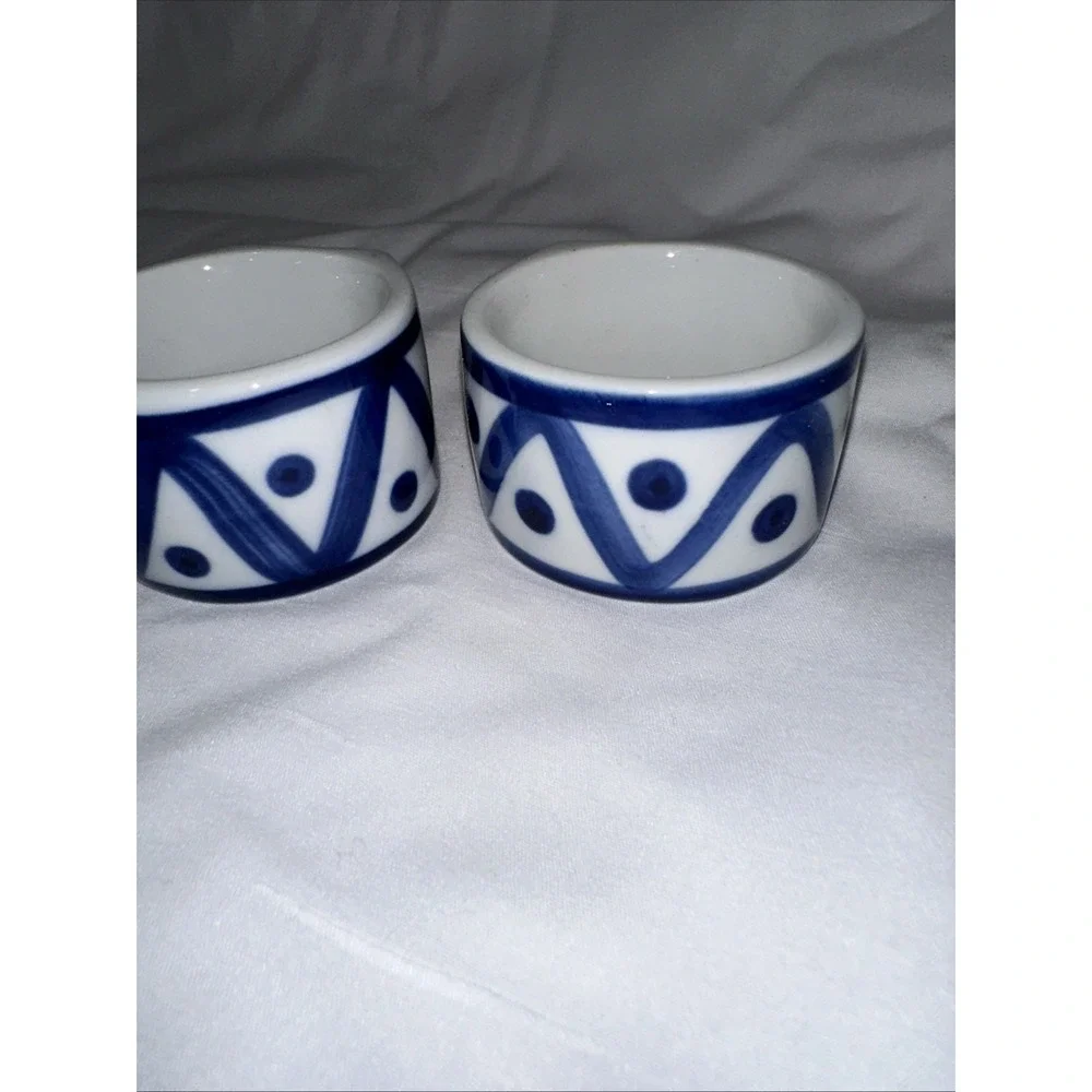dansk porcelain napkin holders (2) matching excellent condition‎ 2